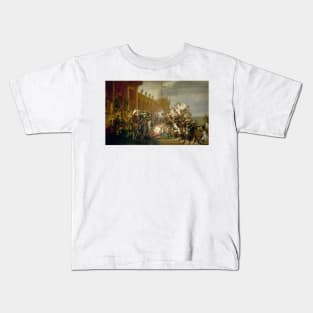 The Army takes an Oath to the Emperor after the Distribution of Eagles, 5 December 1804 by Jacques-Louis David Kids T-Shirt